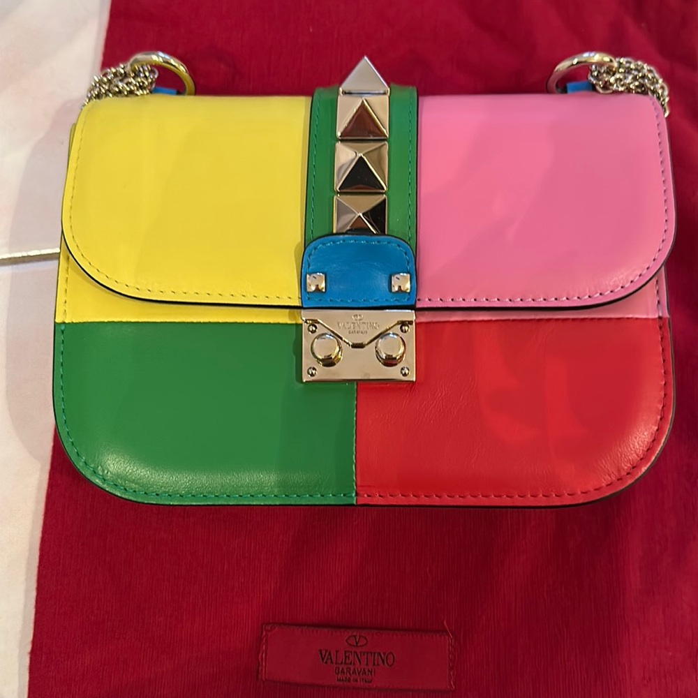 Valentino rainbow messenger bag - Picture 1 of 5